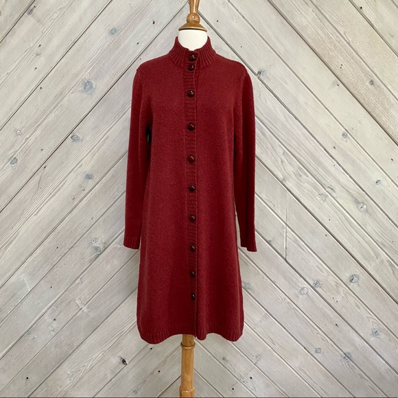 Orvis Shetland Wool Sweater Coat 